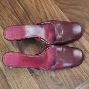 CNC Costume National Burgundy Heels